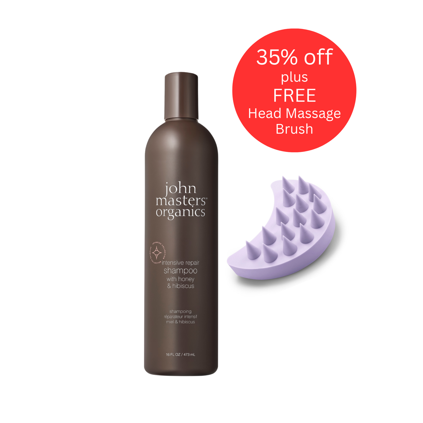 Intensive Repair Shampoo with Honey & Hibiscus